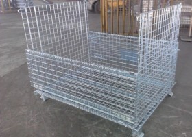 折叠式仓储笼打开方式