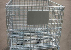脚轮仓储笼,1米折叠式仓储笼